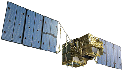人工衛星「いぶき」GOSATのCG画像