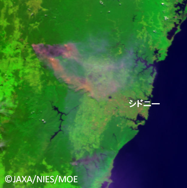 2013年10月20日に撮影されたGOSAT CAI画像